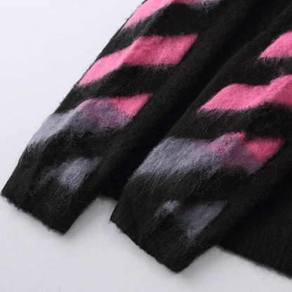 OFF-Whlte Intarsia Knit Sweater#1