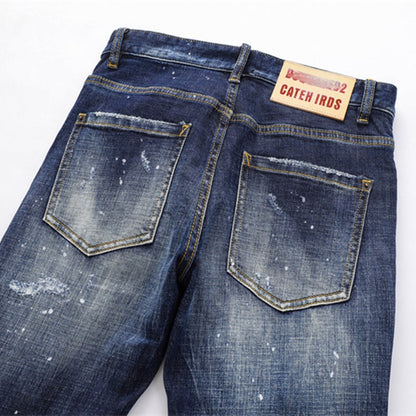 SOLA-DSQ2 New Man Splicing Jeans