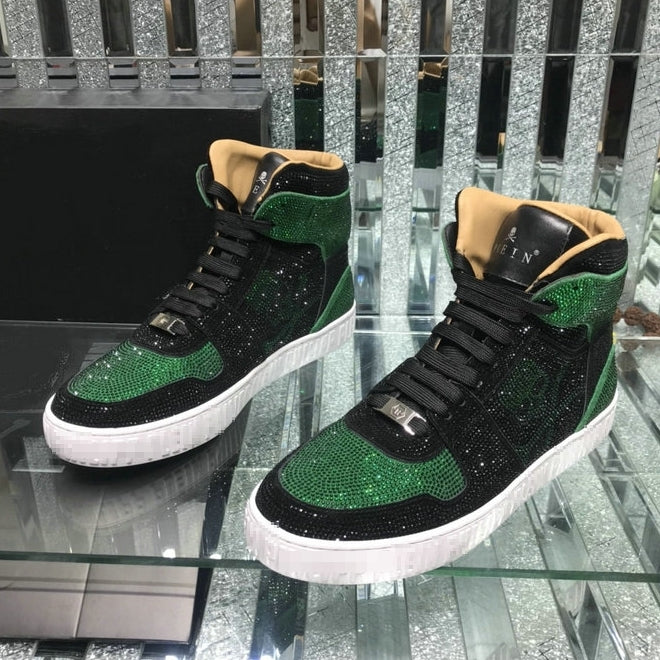 PP New high-top leather Sneakers