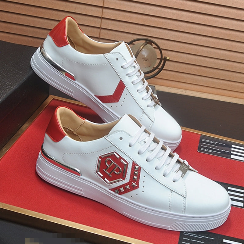 PP Men New Men's leather sneakers