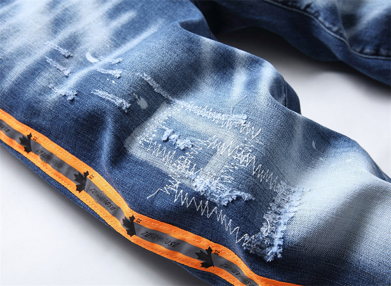 SOLA-DSQ2 2024ss Letters Printing Jeans