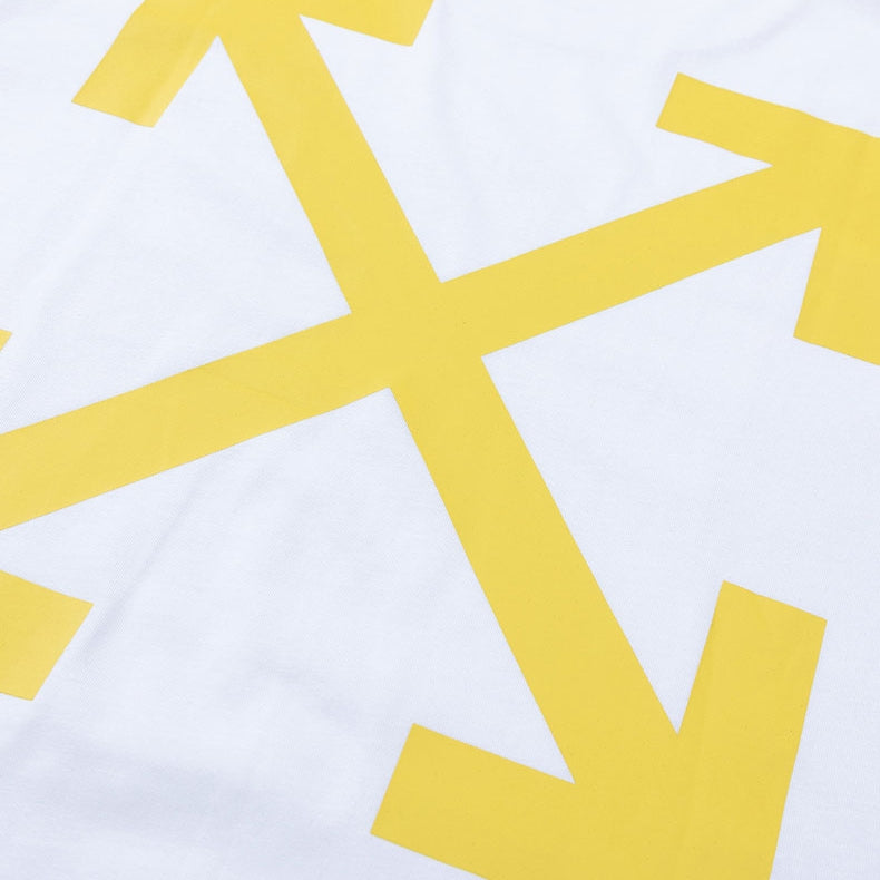 OFF-Whlte Arrow Logo Cotton T-shirt