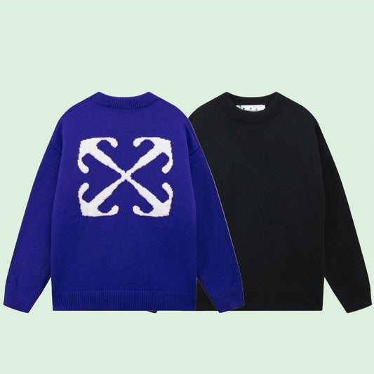 OFF-Whlte Intarsia Knit Sweater#5