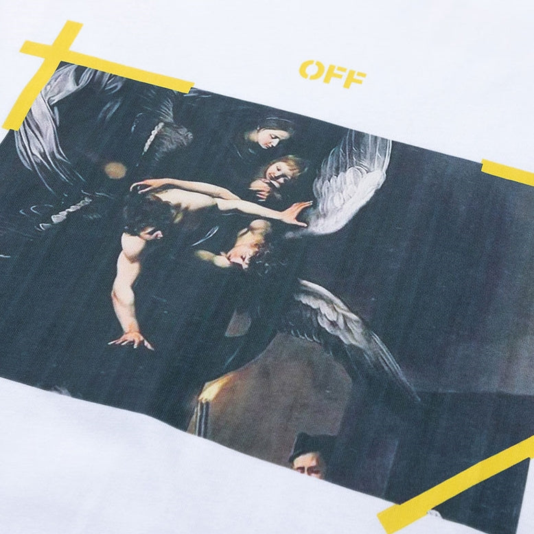 OFF-Whlte Arrow Logo Cotton T-shirt