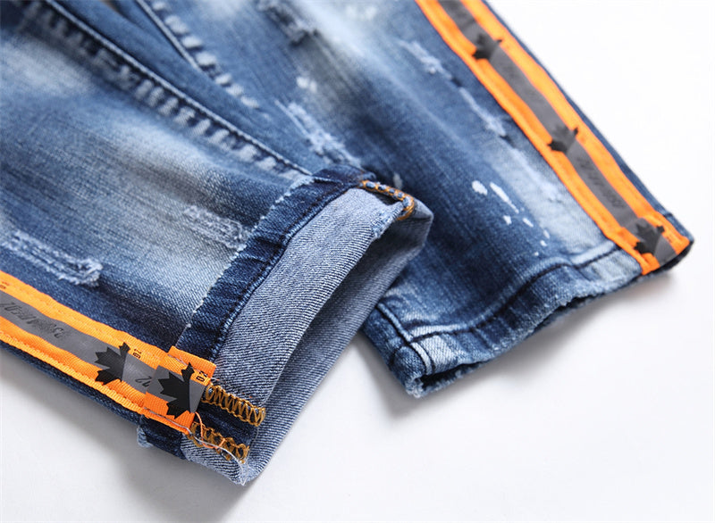 SOLA-DSQ2 2024ss Letters Printing Jeans