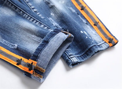 SOLA-DSQ2 2024ss Letters Printing Jeans