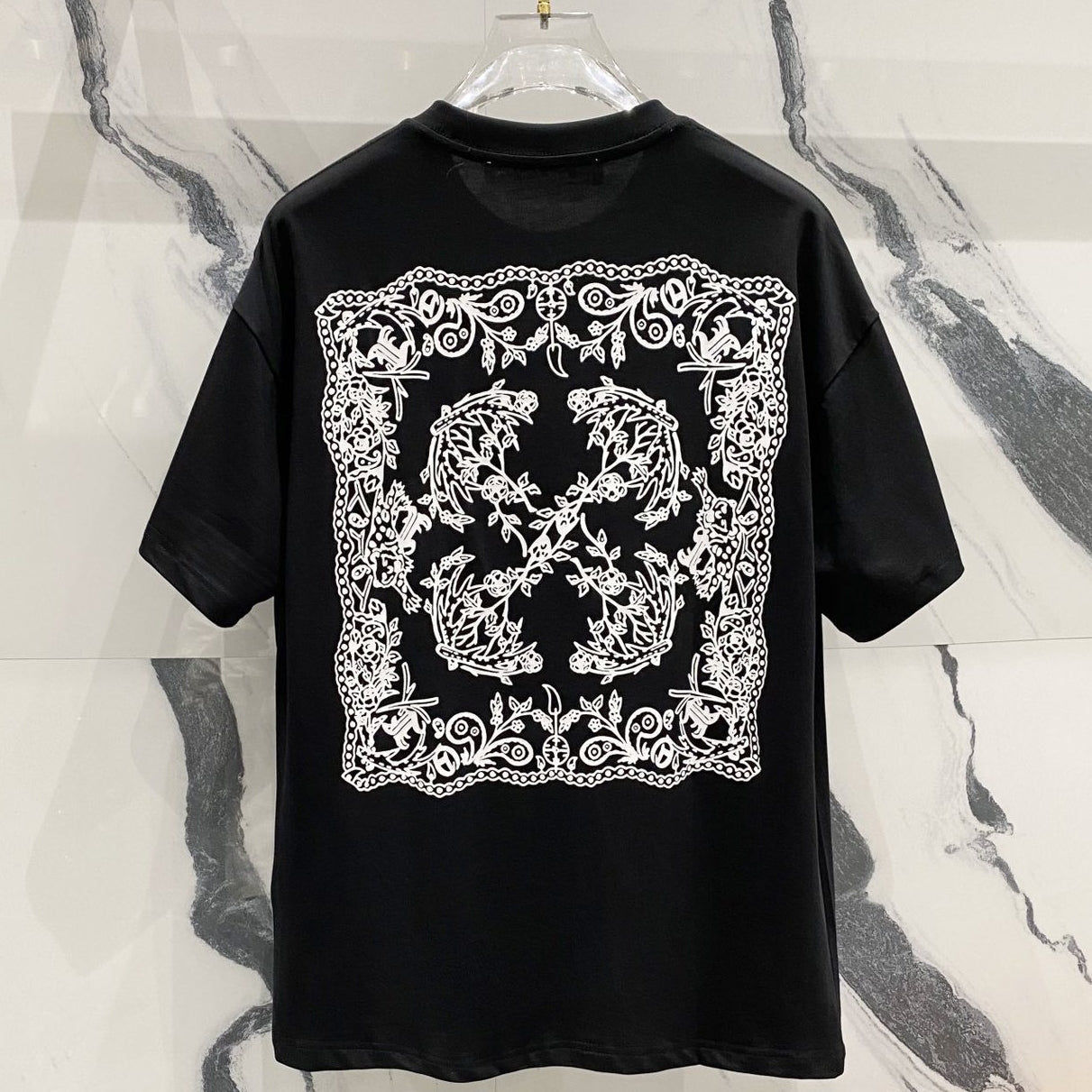 OFF-Whlte Arrow Logo Cotton T-shirt#28