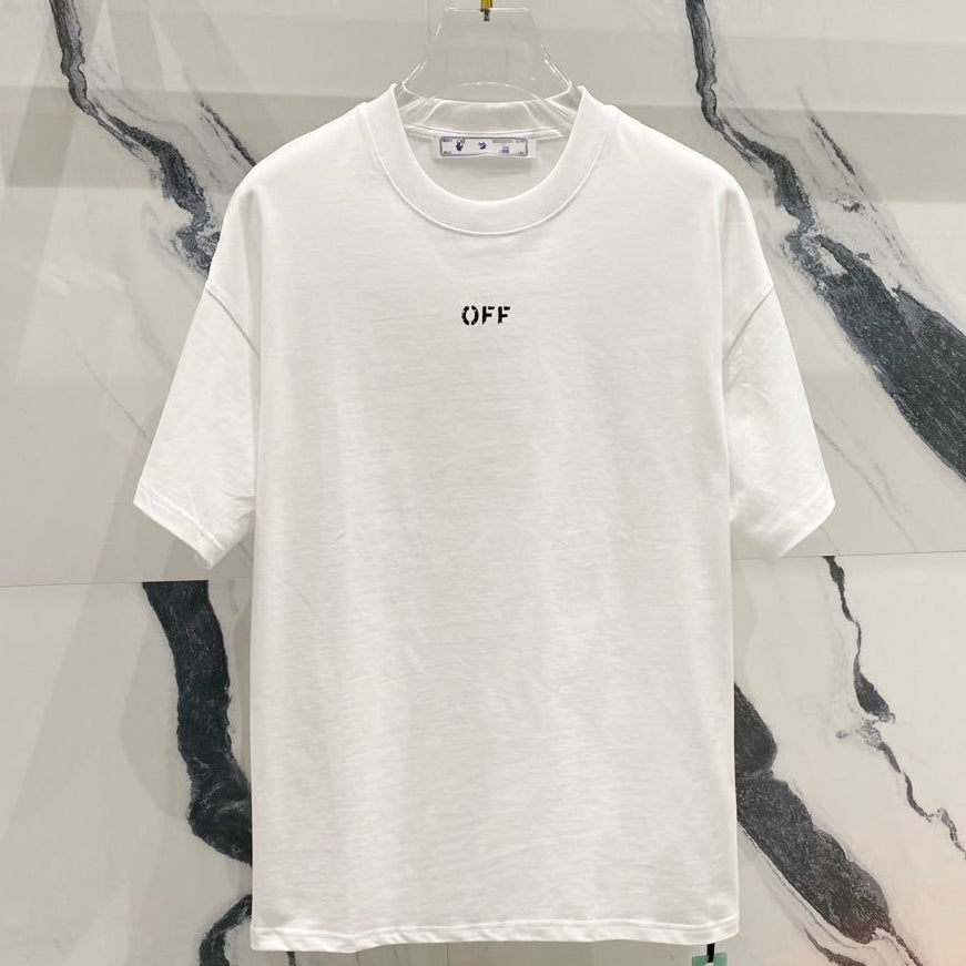 OFF-Whlte Arrow Logo Cotton T-shirt#40