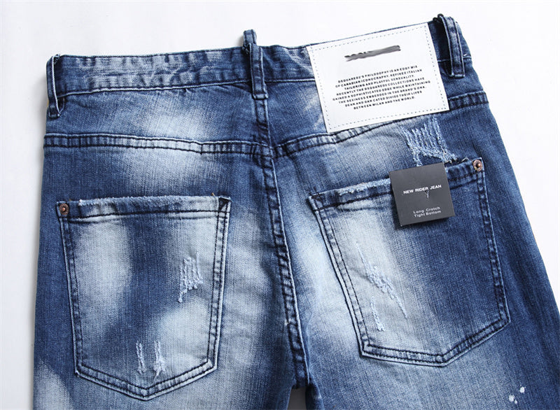 SOLA-DSQ2 2024ss Letters Printing Jeans