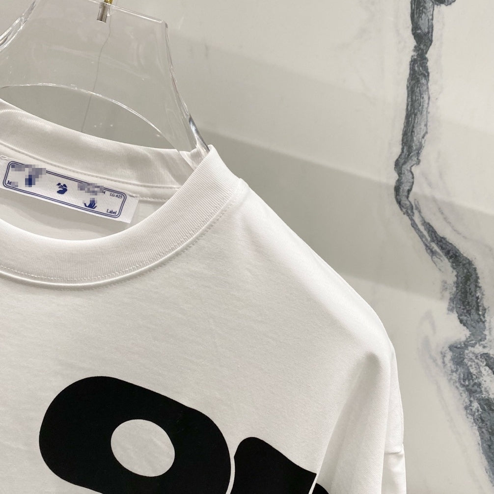 OFF-Whlte Arrow Logo Cotton T-shirt-1022