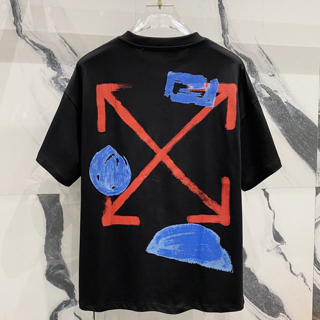 OFF-Whlte Arrow Logo Cotton T-shirt#32