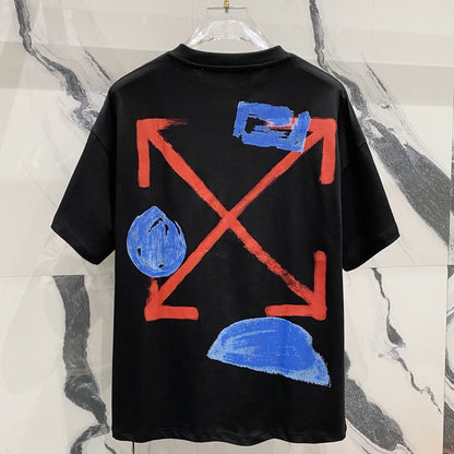 OFF-Whlte Arrow Logo Cotton T-shirt#32