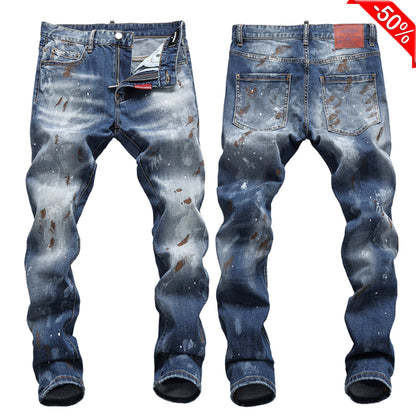 SOLA-DSQ2 New Man Ink splash Jeans