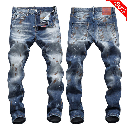 SOLA-DSQ2 New Man Ink splash Jeans