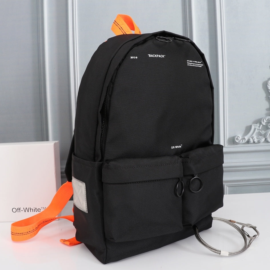 OW Arrow Graffiti Canvas Backpack#4