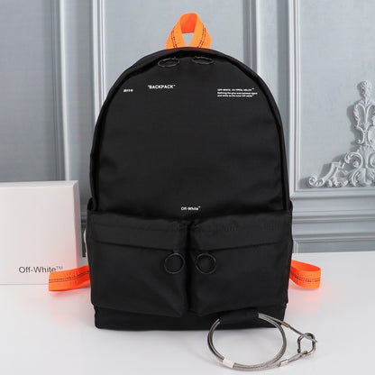 OW Arrow Graffiti Canvas Backpack#4