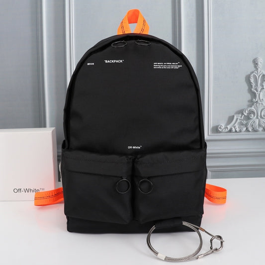 OW Arrow Graffiti Canvas Backpack#4
