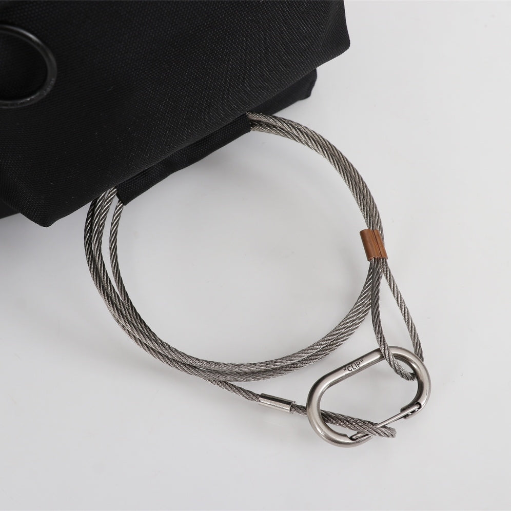 OW Arrow Graffiti Canvas Backpack#4