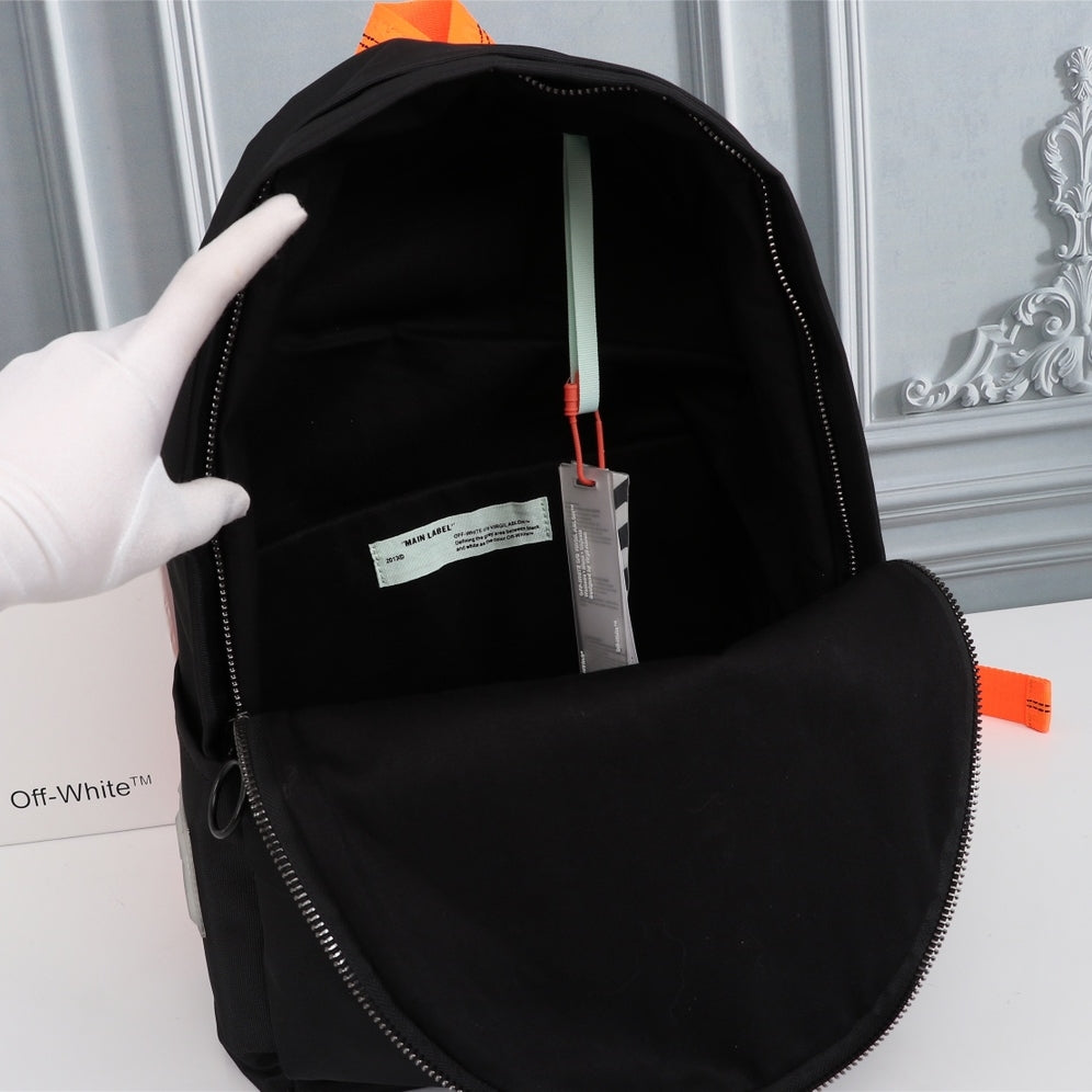 OW Arrow Graffiti Canvas Backpack#4