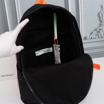 OW Arrow Graffiti Canvas Backpack#4