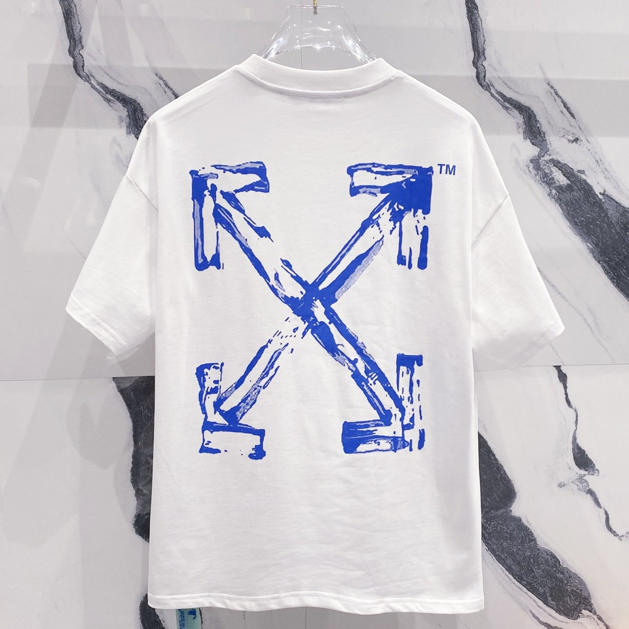 OFF-Whlte Arrow Logo Cotton T-shirt#33