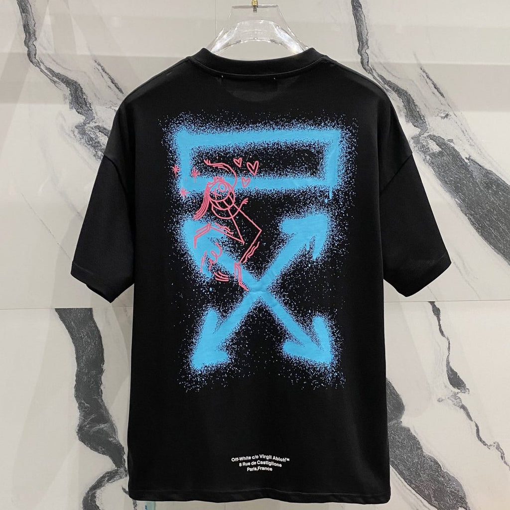 OFF-Whlte Arrow Logo Cotton T-shirt#25