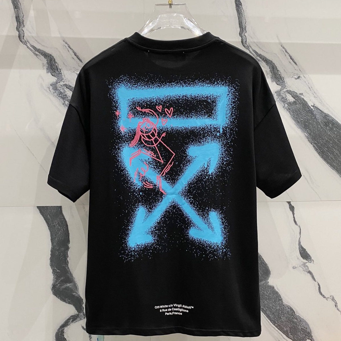 OFF-Whlte Arrow Logo Cotton T-shirt#25