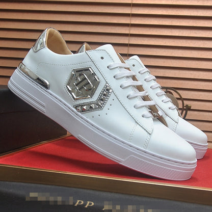 PP Men New Men's leather sneakers