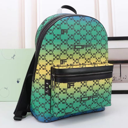 OW Travel Bag Laser Leather Backpack#8