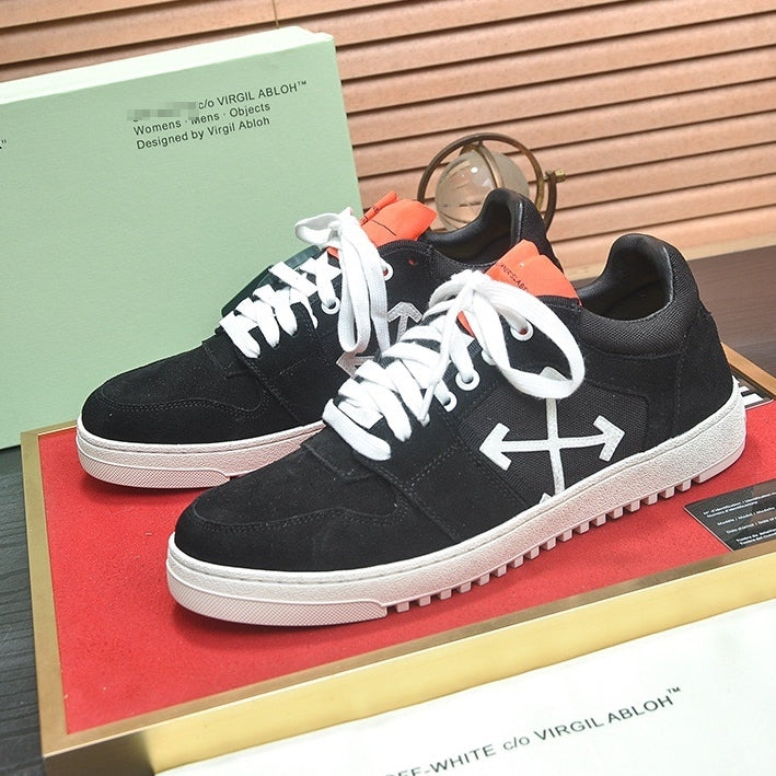 OFF-Whlte Genuine Leather Sports shoes#11