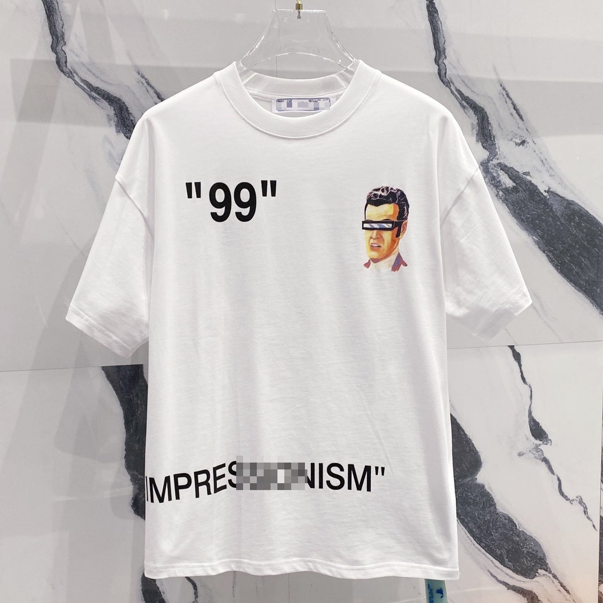 OFF-Whlte Arrow Logo Cotton T-shirt#24