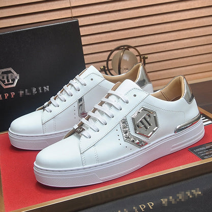 PP Men New Men's leather sneakers