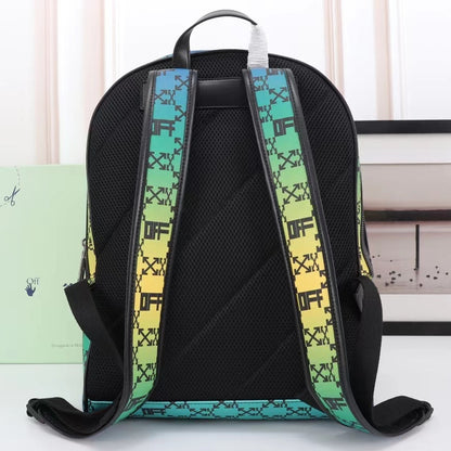 OW Travel Bag Laser Leather Backpack#8