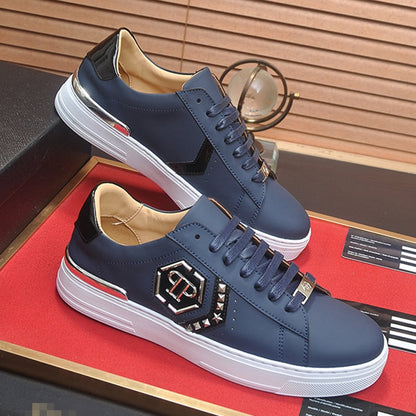 PP Men New Men's leather sneakers