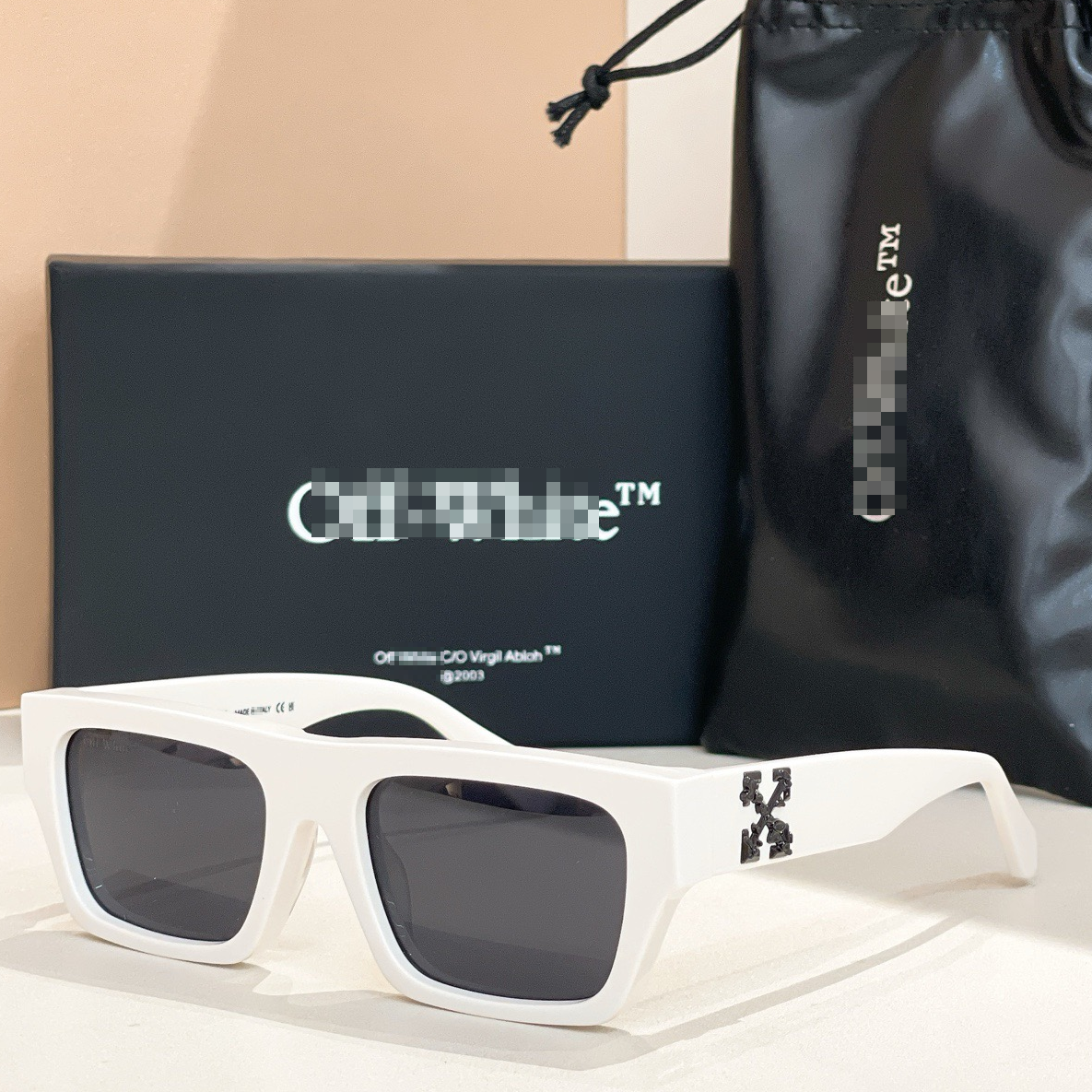 OFF-Whlte Arrow logo sunglasses#145