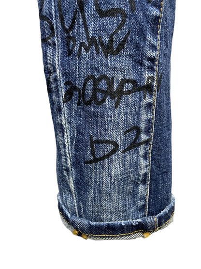 D2 Men's casual denim shorts#7