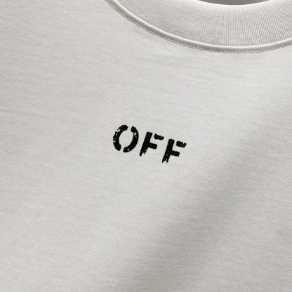 OFF-Whlte Arrow Logo Cotton T-shirt#40