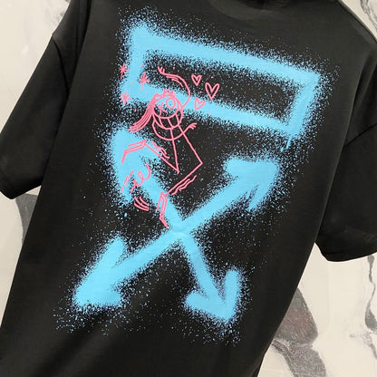 OFF-Whlte Arrow Logo Cotton T-shirt#25