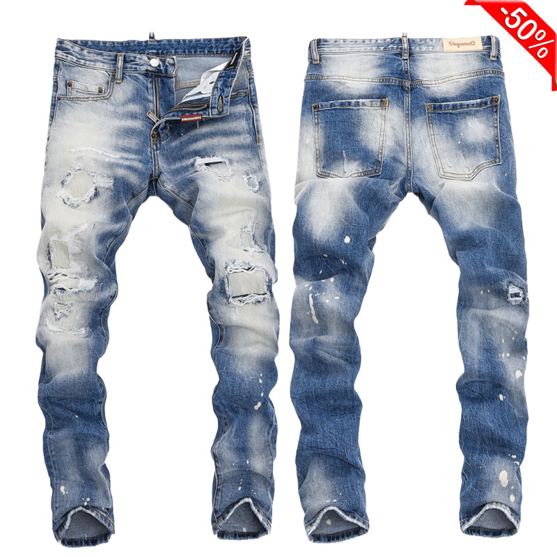 SOLA-DSQ2 New Man Hole Jeans