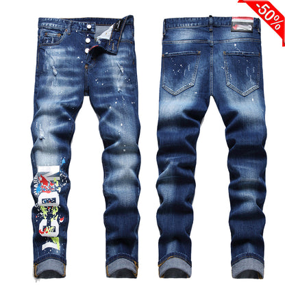 SOLA-DSQ2 Hole 2024ss man Jeans