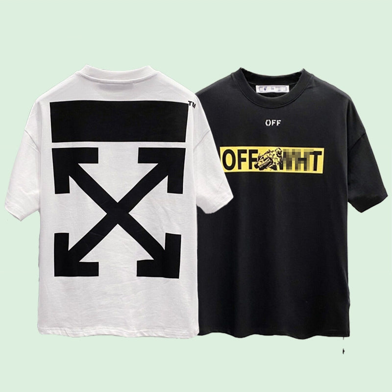 OFF-Whlte Arrow Logo Cotton T-shirt#34
