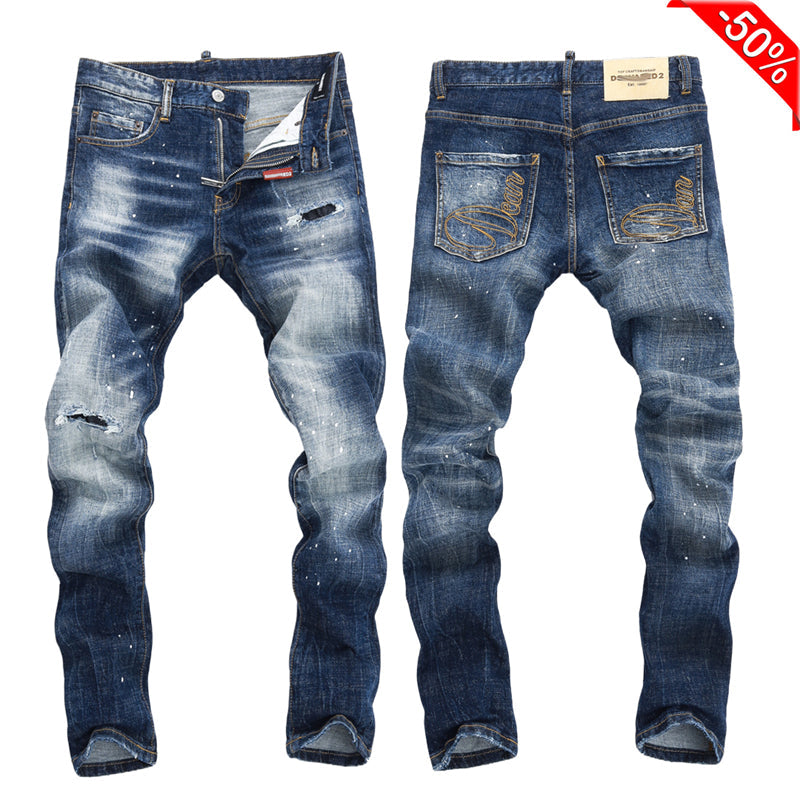 SOLA-DSQ2 New Man Hole Jeans