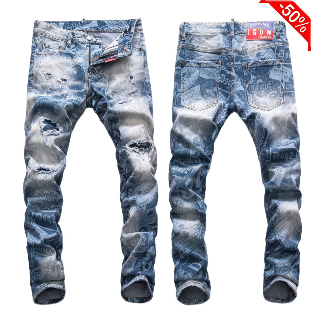 SOLA-DSQ2 New Man Hole Jeans