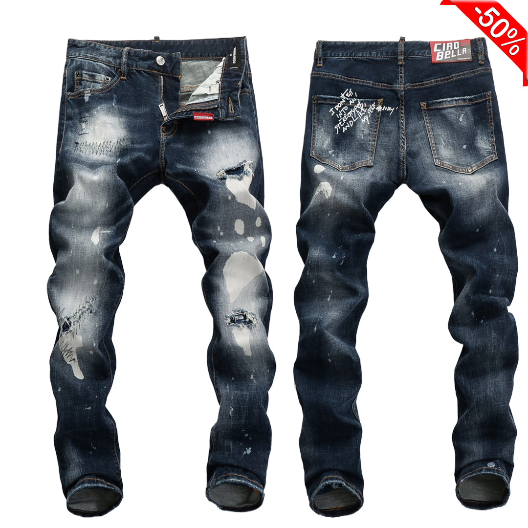 SOLA-DSQ2 New Man Hole Jeans
