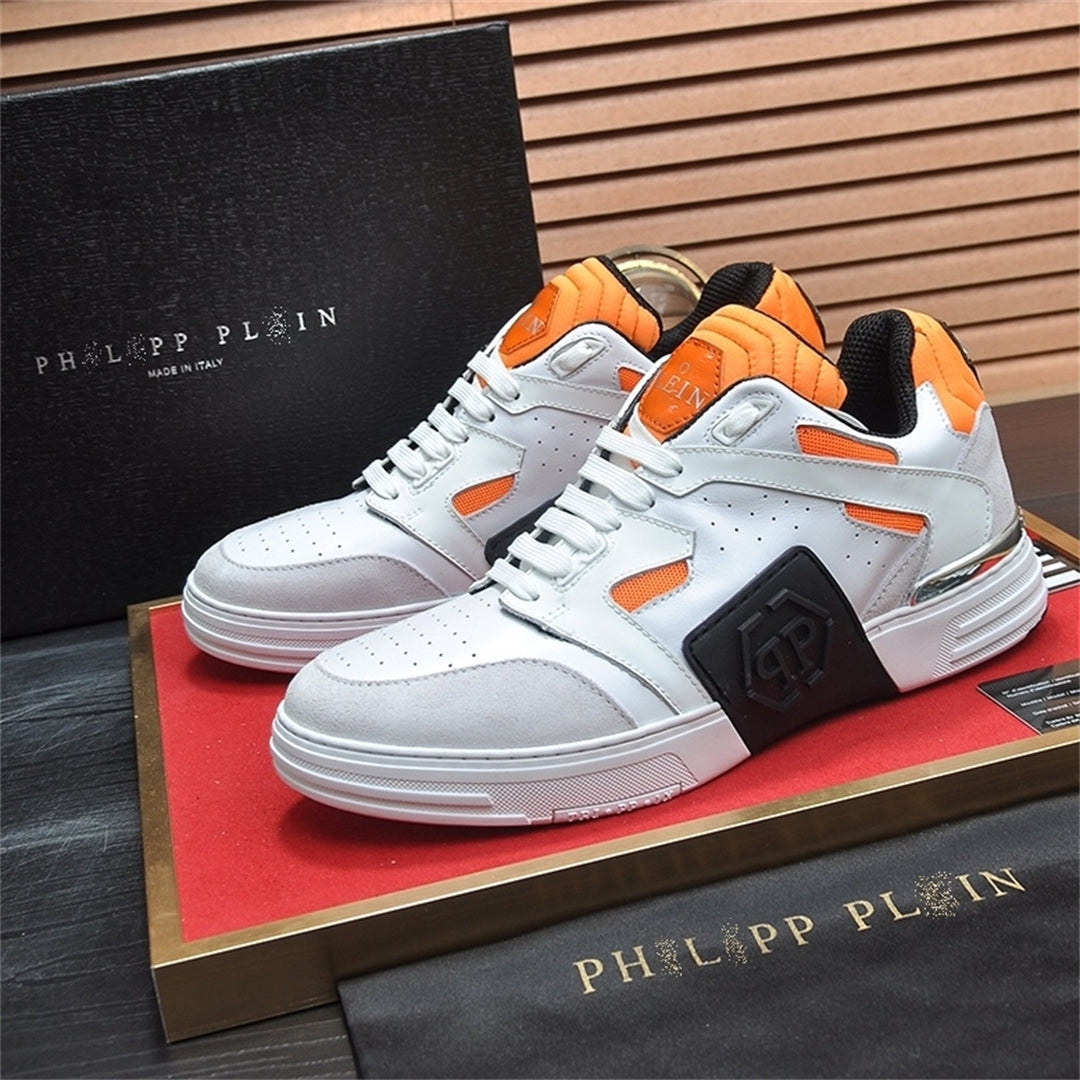 PP New letter leather Sneakers