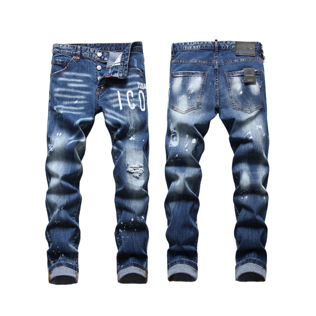 SOLA-DSQ2 elasticity destroys hip hop Jeans