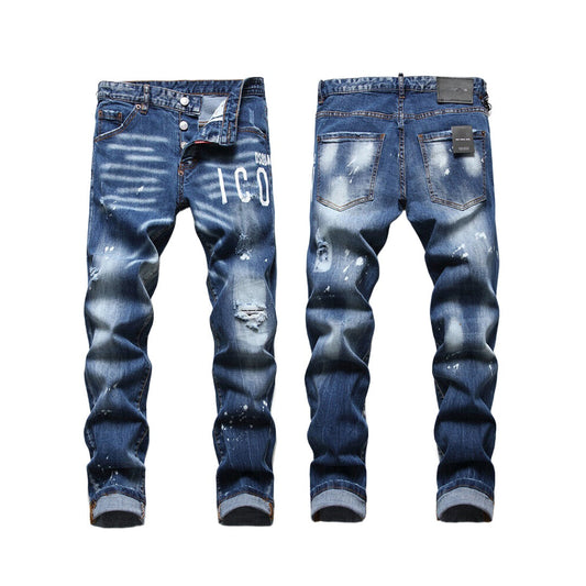 SOLA-DSQ2 elasticity destroys hip hop Jeans