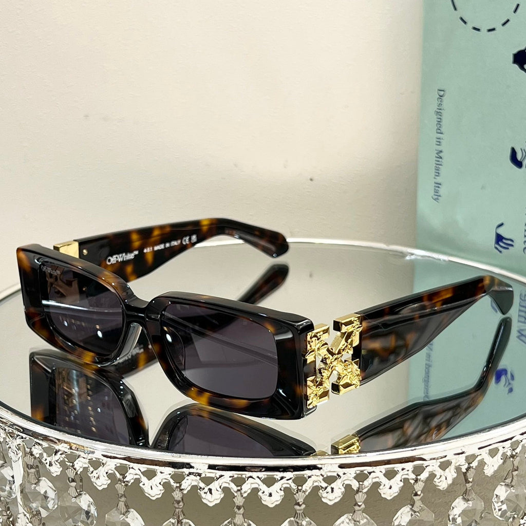 OFF-Whlte Arrow logo sunglasses#098