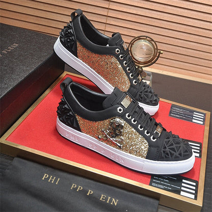 PP New Men's Skull Diamond Sneakers#3