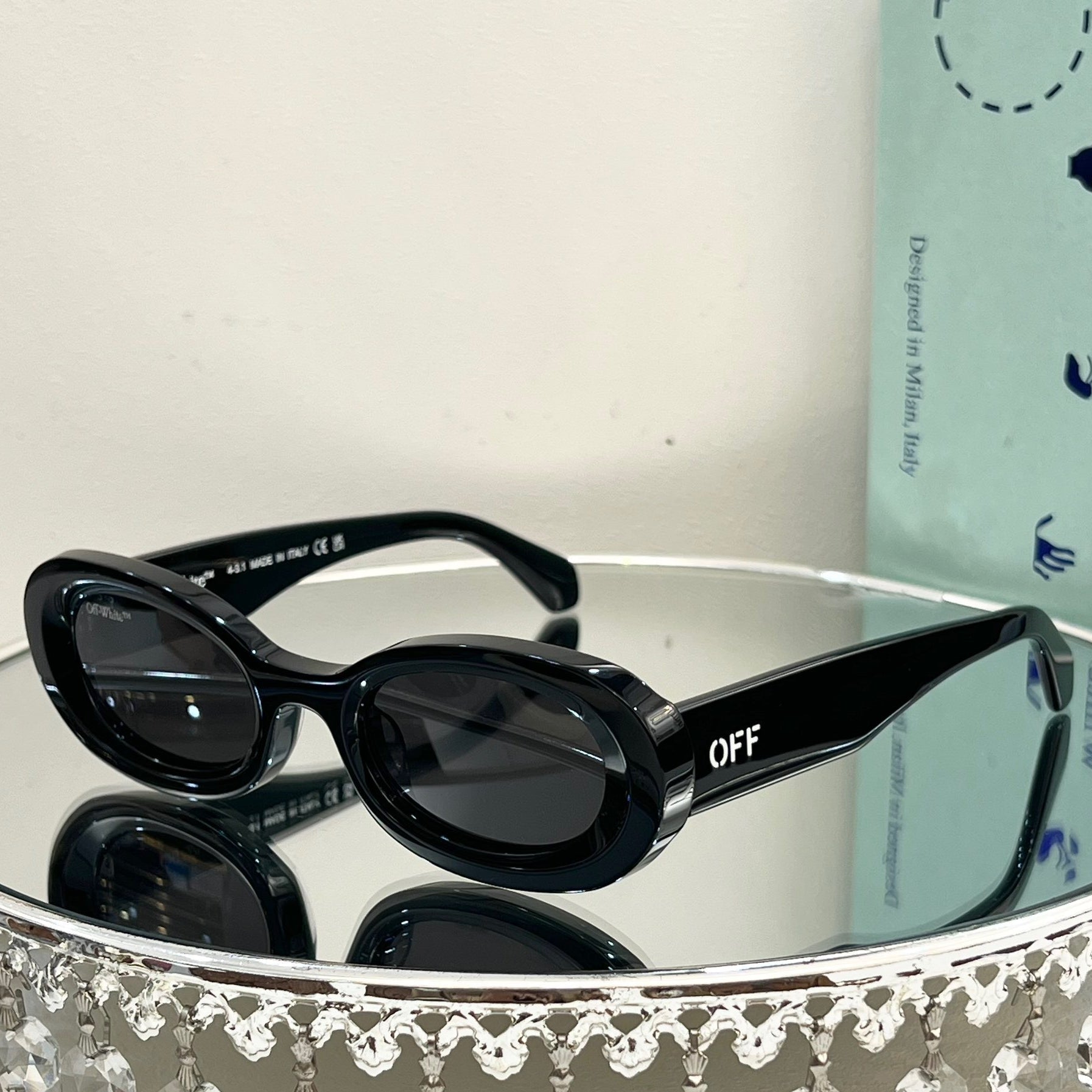 OFF-Whlte Arrow logo sunglasses#087